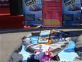 佛山顺德惠州江门三维地面立体画手机营销展街头地面立体画