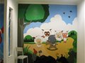 广州幼儿园墙绘手绘墙制作听涛墙绘