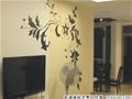 手绘墙沙发墙绘电视墙绘广州专业手绘墙制作
