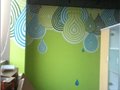 公司办公室壁画制作为广州当纳利公司制作的壁画水滴
