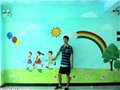广州儿童房彩绘幼儿活动中心彩绘案例