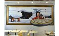饭店墙绘的最新案例广州珠江新城饺饺领先饭店3d画隆重推出