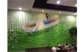 广州墙绘听涛制作最新案例为淑女坊绘制的清新墙绘