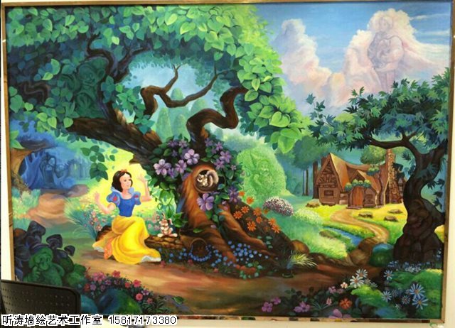 童话墙绘